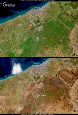 Extreme drought in Morocco