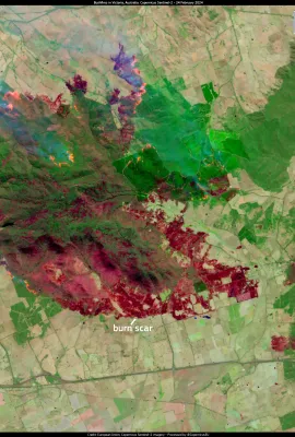 Bushfires in Australia’s Ballarat region
