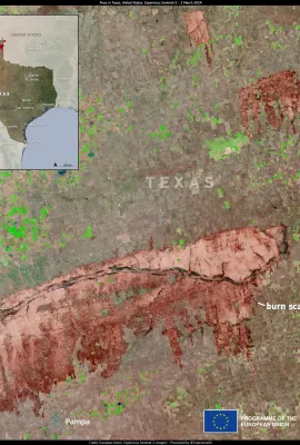 Devastating wildfire in Texas