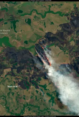 Wildfires in Paraguay