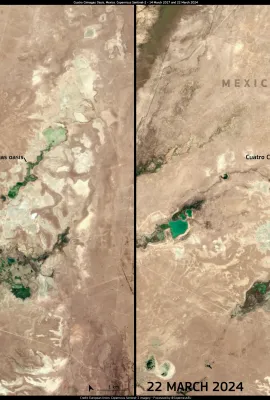 The oasis of Cuatro Cienegas, Mexico