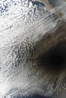 A total solar eclipse over parts of North America