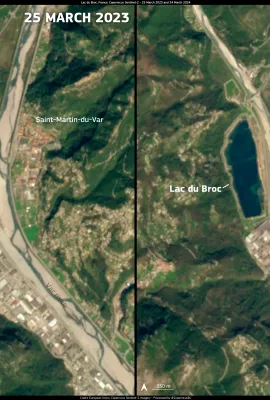 Lake Broc replenishes after record-breaking rain