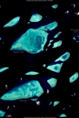 Extreme bleaching event in the Great Barrier Reef