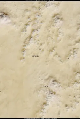 Saharan dust storm reaches Eastern Europe