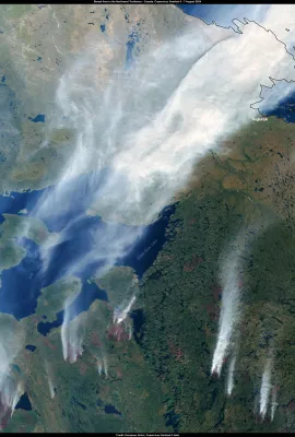 Canada gripped by heatwave and wildfires