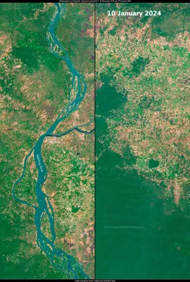 The Stung Treng Province in Cambodia
