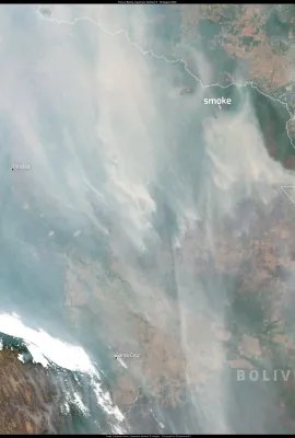 Wildfires in Bolivia reach critical levels