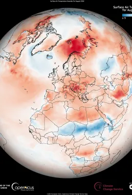 August 2024, the warmest August on record