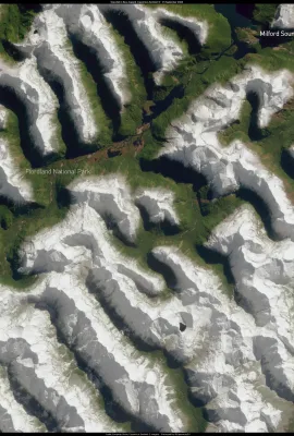 Rain and snowfall in southern New Zealand