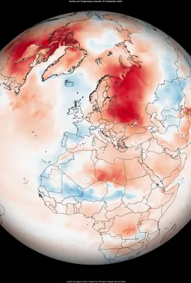 September 2024, the second-warmest September on record