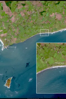 Coastal erosion in Ireland