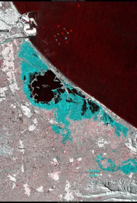 Disastrous floods south of Valencia, Spain