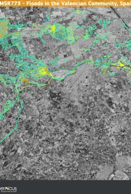 Floods in Horta Sud, Valencia, Spain