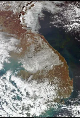 Record snowfall in South Korea