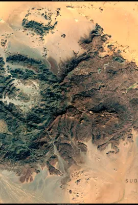 Jebel Uweinat, a Saharan landmark