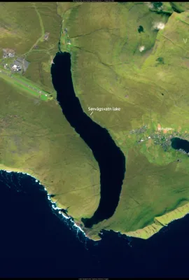 Sørvágsvatn Lake in the Faroe Islands