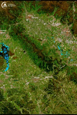 Severe flooding in northern and central Italy