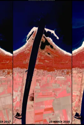 A new beach in Mikoszewo, Poland