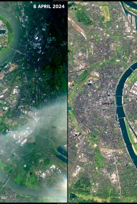 Drought in Cologne, Germany