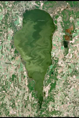 Lake Võrtsjärv, Estonia