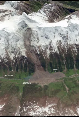 Glacial collapse buries Blatten, Switzerland