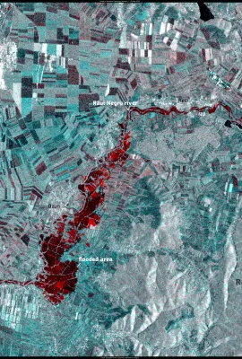 Severe flooding in Romania
