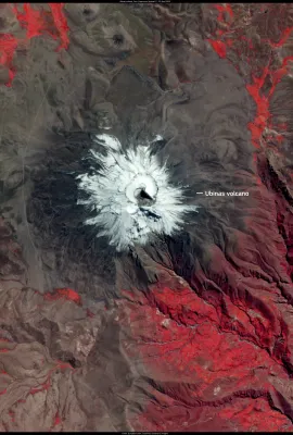 The Ubinas Volcano, Peru