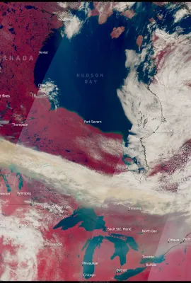 Smoke from Canada wildfires affects air quality across North America