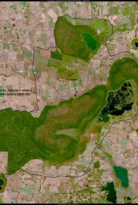 The Žuvinto, Žaltycio ir Amalvo pelkes wetland areas, Lithuania
