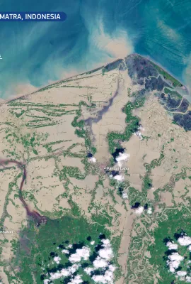 Flooding in northern Sumatra, Indonesia