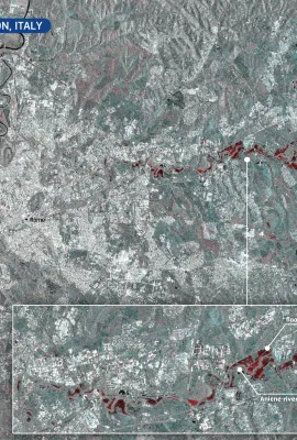 Floods in the Lazio Region, Italy