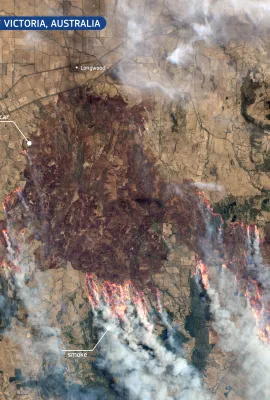 Bushfires in the State of Victoria, Australia