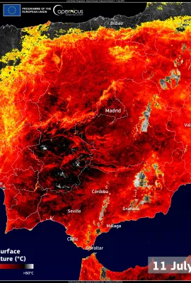 Scorching heatwave hits Spain