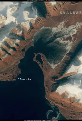 Norwegian Svea mine, being returned to nature