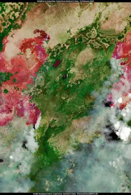 Wildfires hit northern Argentina