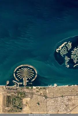 Coastline of Dubai