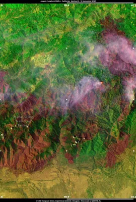 The August Complex Wildfire - California