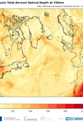 OBSERVER: CAMS tracks intense global wildfire activity in first six months of 2025