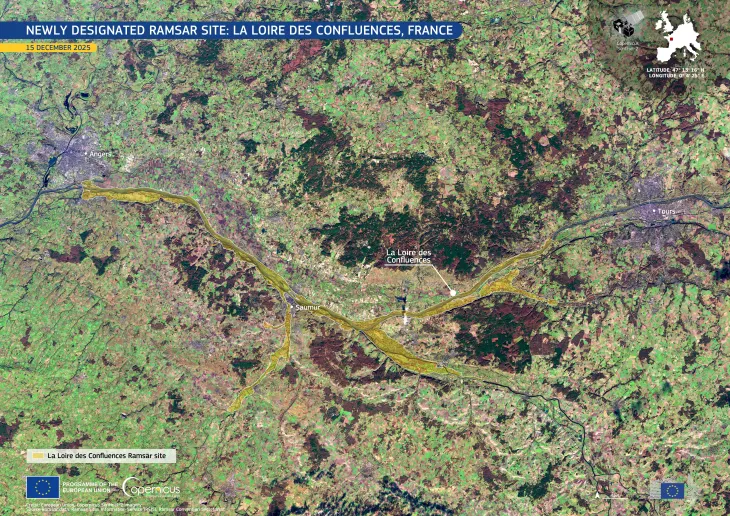 Newly designated Ramsar site: La Loire Des Confluences, France