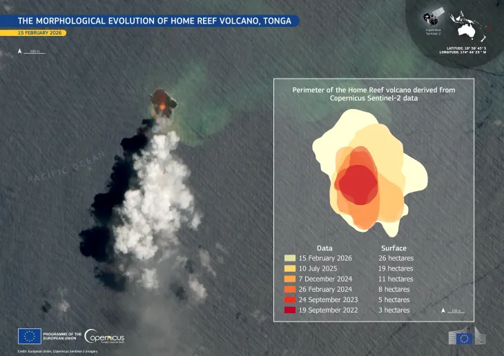 The morphological evolution of Home Reef volcano, Tonga