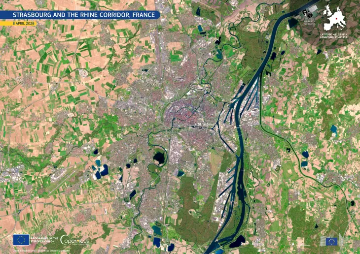 Strasbourg and the Rhine corridor, France