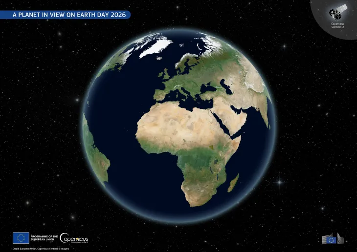 A planet in view on Earth Day 2026