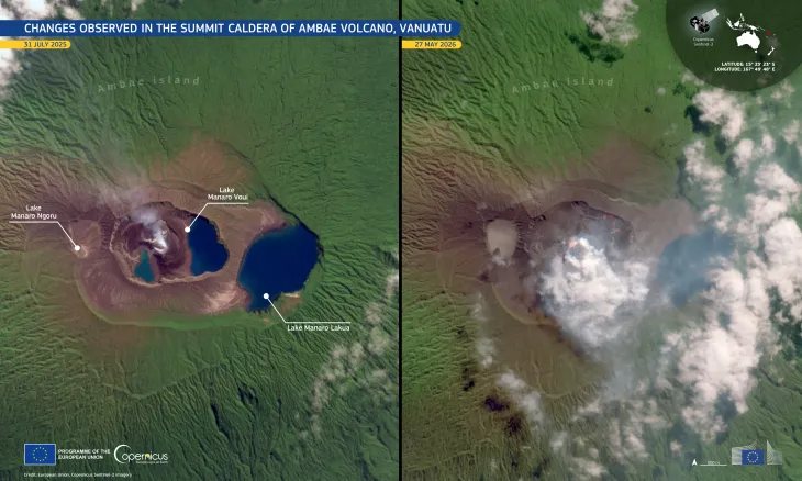 Ambae volcano
