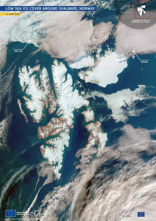 Svalbard sea ice