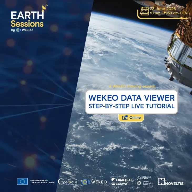 WEkEO Data Viewer step by step live tutorial