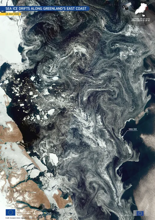 Greenland Sea ice