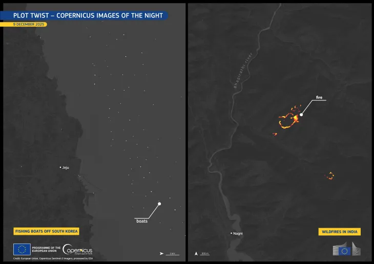 Plot twist – Copernicus Images of the Night