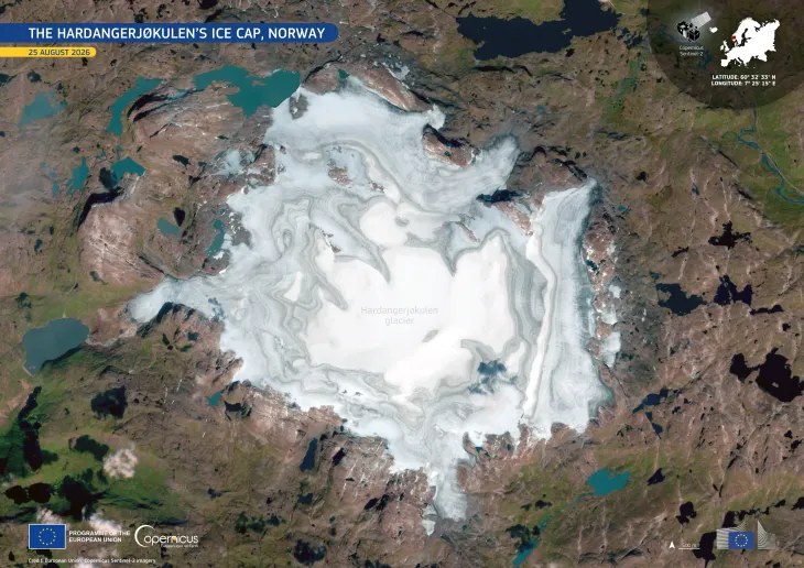 Hardangerjøkulen glacier