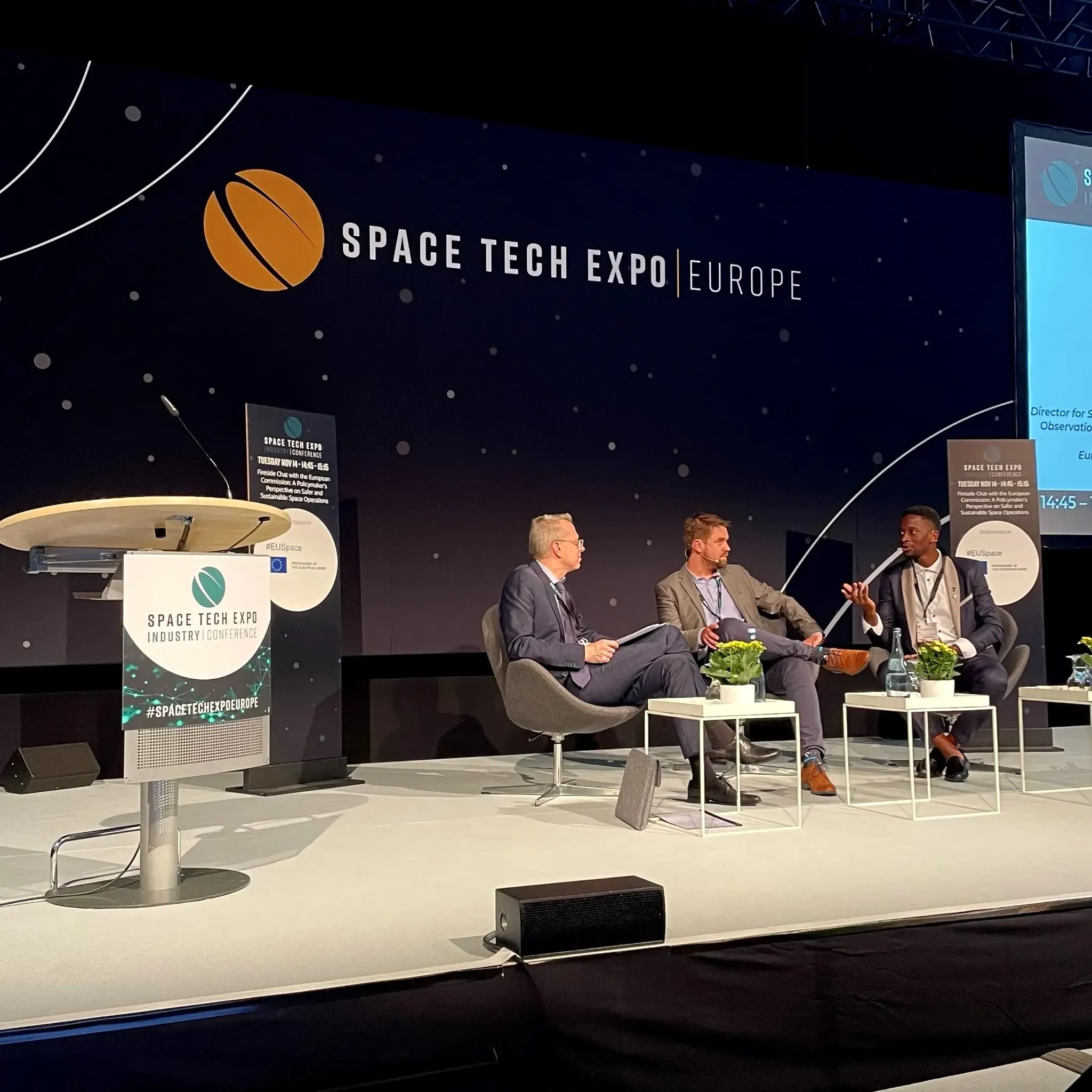 DG DEFIS in talks with European start-ups on space sustainability at NewSpace Europe Conference
